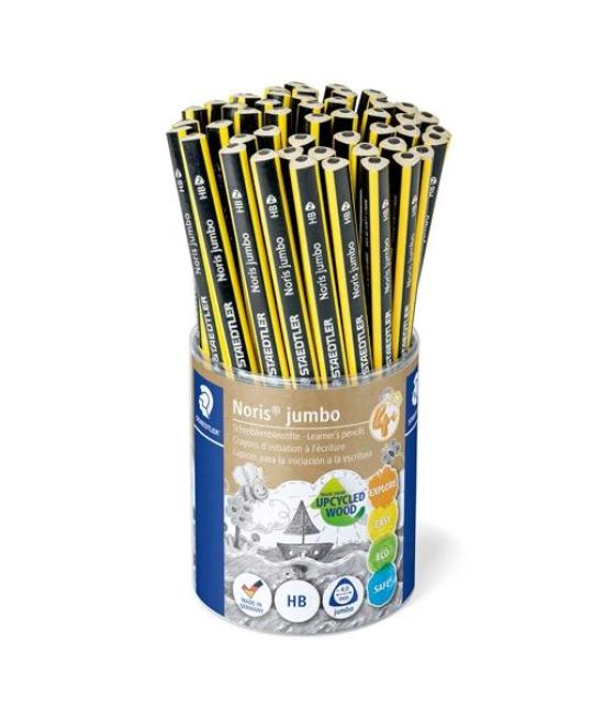 Staedtler lápiz noris 119 club jumbo triangular hb bote expositor 48 ud