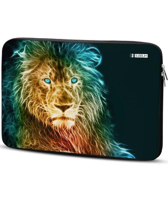 Funda subblim trendy sleeve neo lion para portátiles hasta 14'