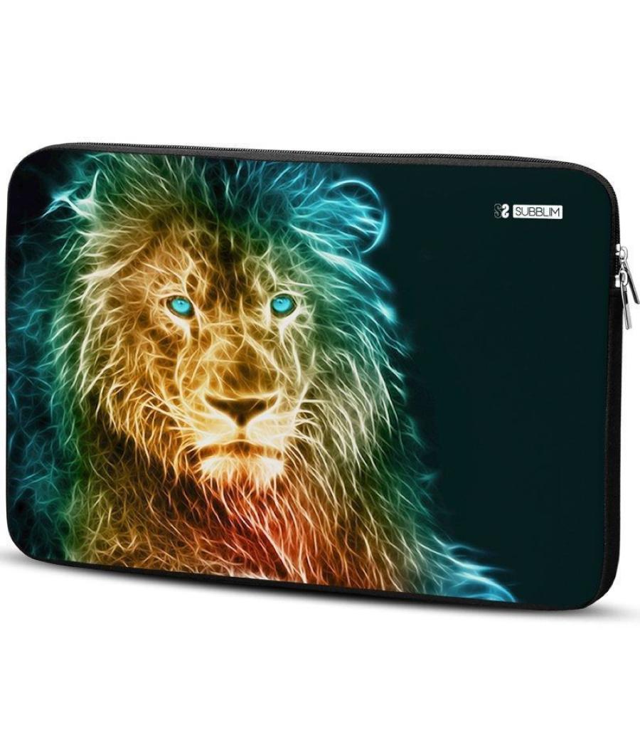 Funda subblim trendy sleeve neo lion para portátiles hasta 14'