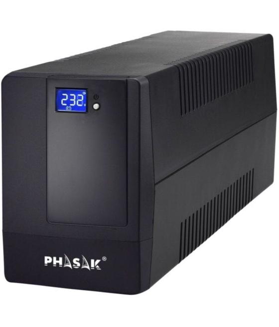 Sai línea interactiva phasak 2000 va lcd/ 2000va/ 4 salidas/ formato torre