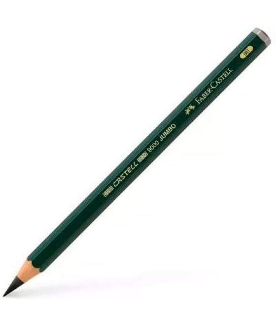 Faber castell lápiz jumbo 9000 8b negro