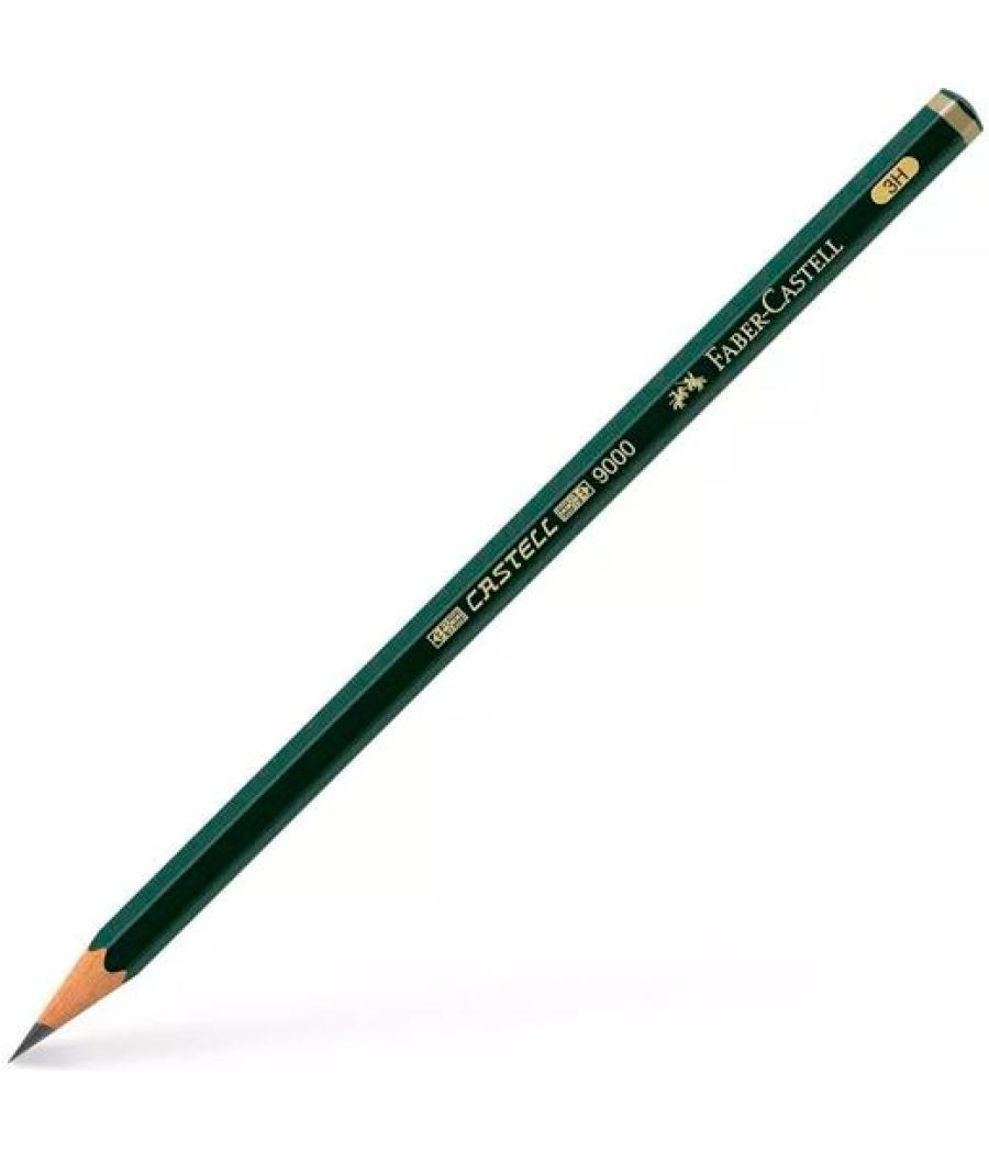 Faber castell lápiz de grafito 9000 3h blíster
