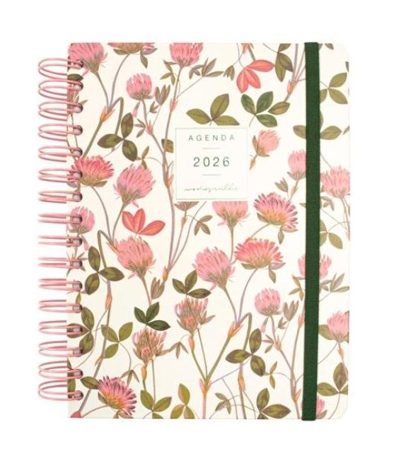 Finocam agenda espiral moniquilla e10-155x212mm 1dp tapa dura amapola 2026