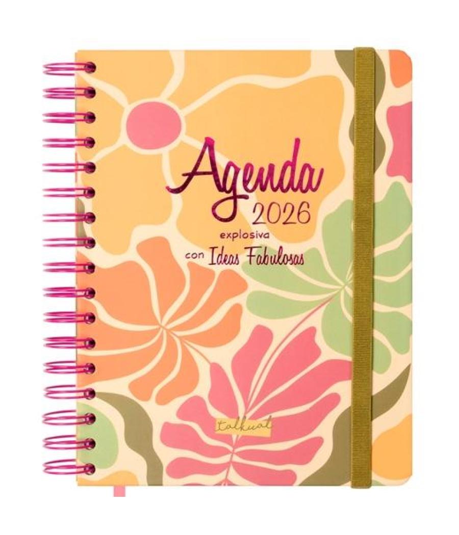 Finocam agenda espiral talkual 4º-155x217mm svh tapa dura ideas 2026