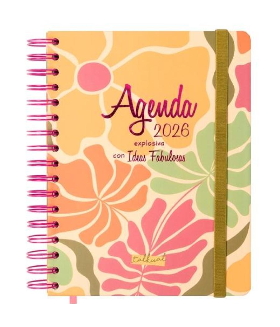 Finocam agenda espiral talkual 4º-155x217mm 1dp tapa dura ideas 2026