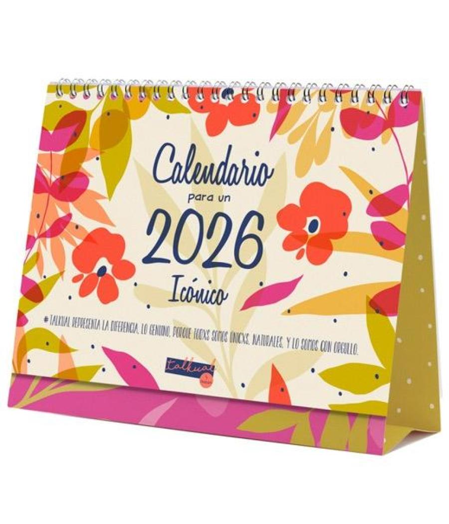 Finocam calendario de sobremesa para escribir s-210x150mm mv talkual icónico 2026
