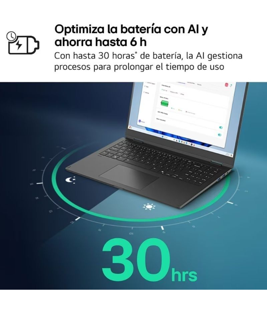 Portátil lg gram 14zd90t-g ax88b intel core ultra 7-255h/ 32gb/ 1tb ssd/ 14'/ sin sistema operativo