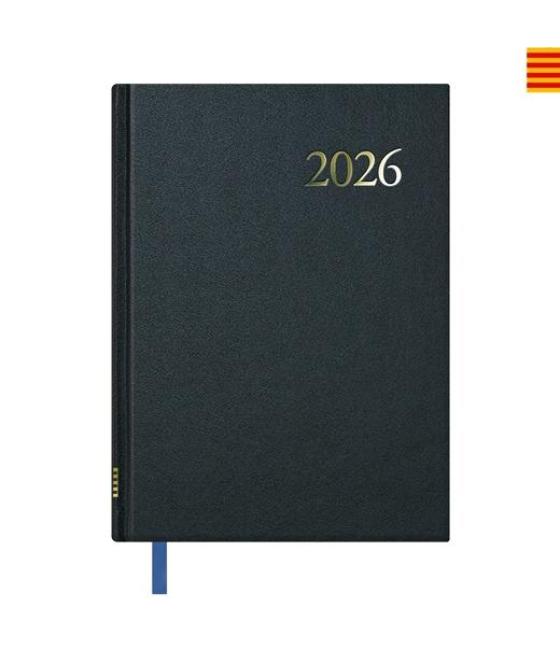 Dohe agenda anual segovia 14x20cm sv negro 2026 catalán