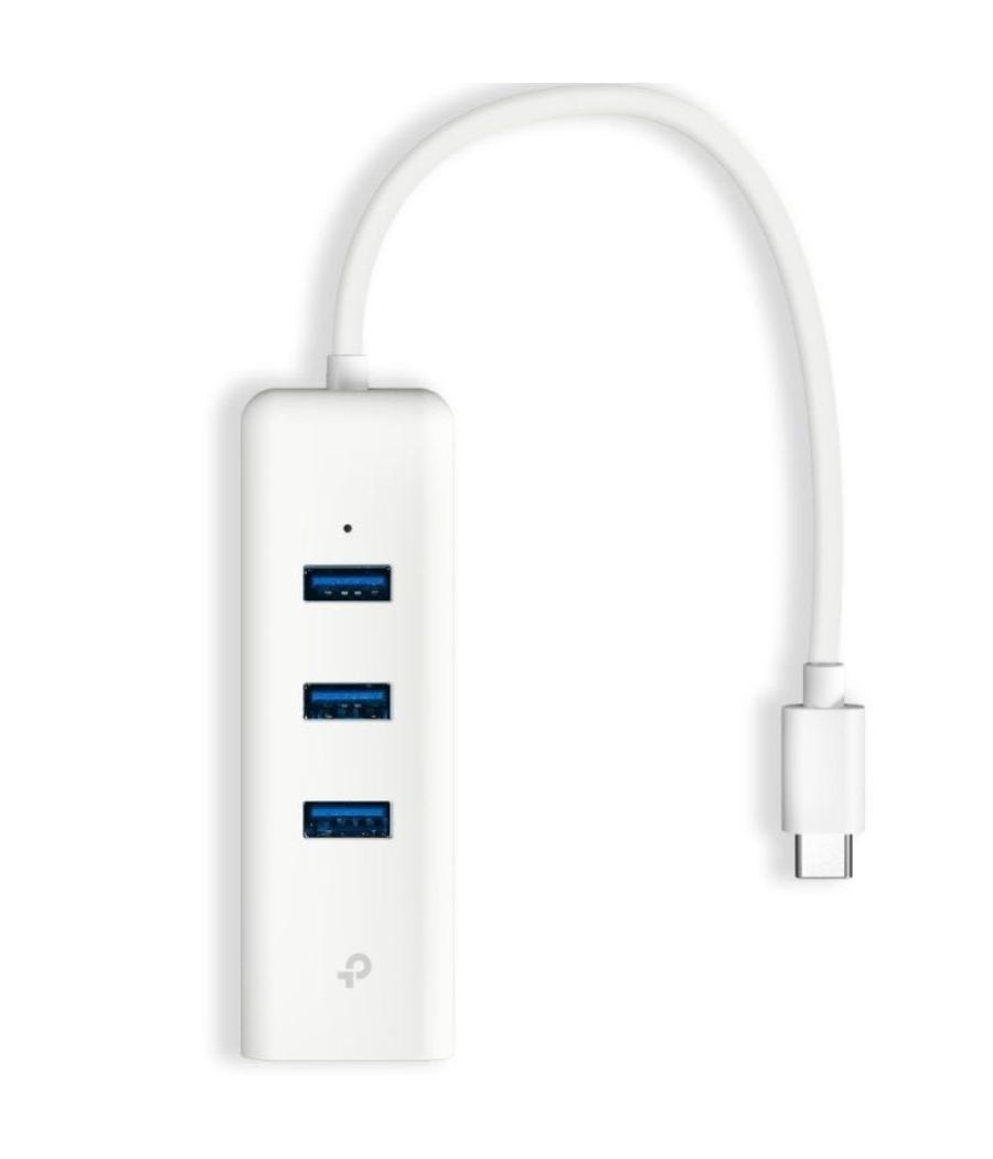 Hub usb tipo-c 3.0 tp-link ue330c/ 3xusb/ 1xrj45/ blanco