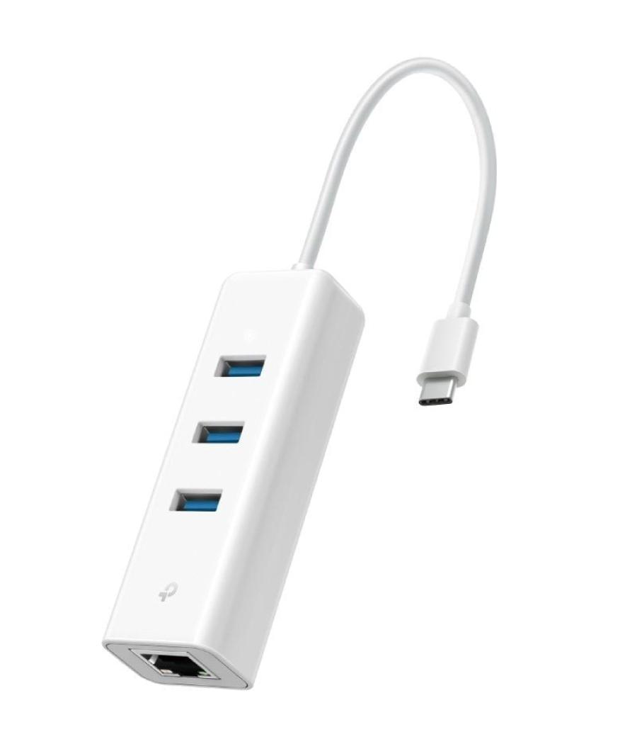 Hub usb tipo-c 3.0 tp-link ue330c/ 3xusb/ 1xrj45/ blanco