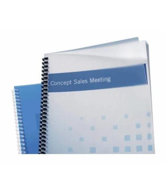 Gbc tapas encuadernación polyclearview a4 pp 300 micras transparente mate paquete 100 ud