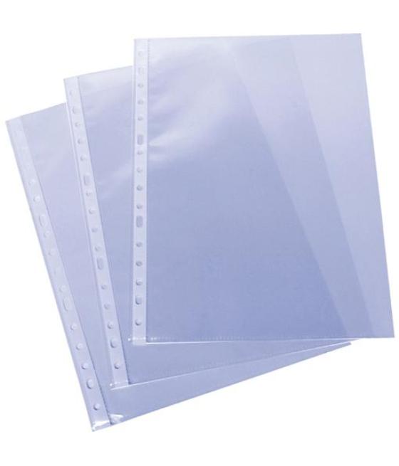 Grafoplas funda clásica pp extra a5 multitaladro 11 lomo reforzado transparente -100u-