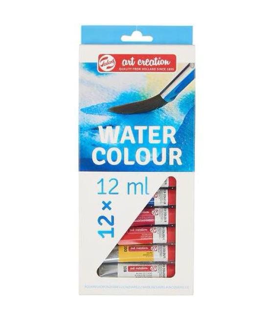Talens art creation set de acuarelas tubo 12ml c/surtidos estuche 12 ud