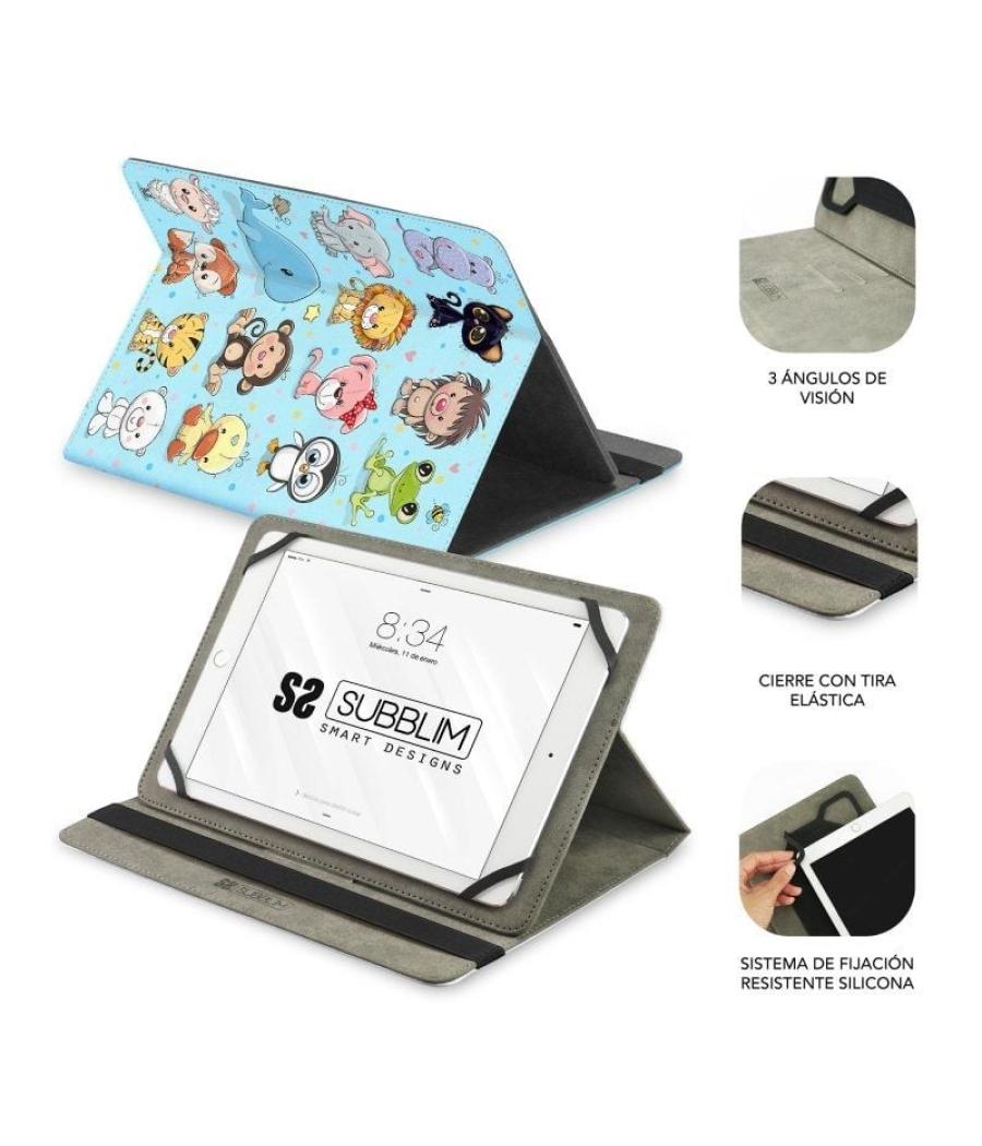 Funda subblim trendy case animals para tablets de 11'