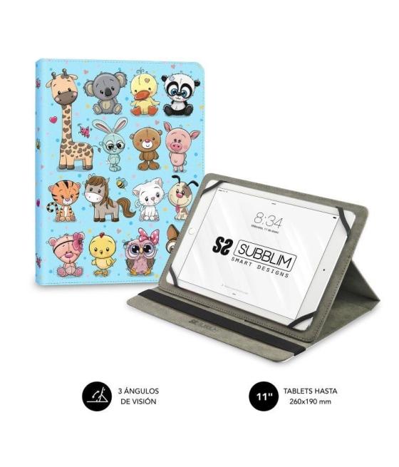 Funda subblim trendy case animals para tablets de 11'