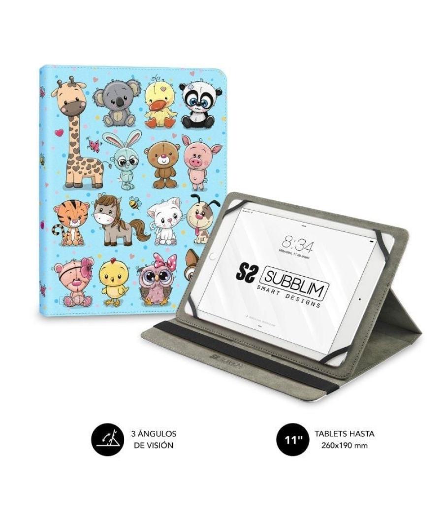 Funda subblim trendy case animals para tablets de 11'