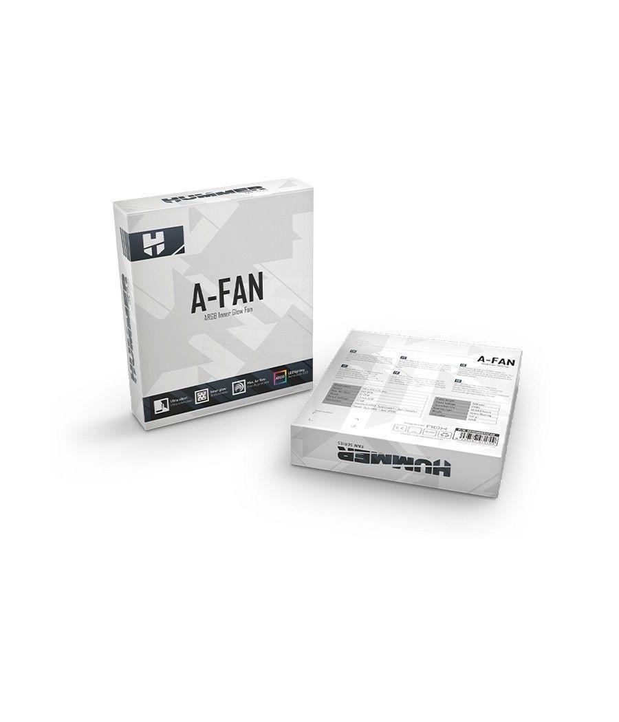 NOX HUMMER A-FAN Ventilador ARGB INNER GLOW FAN - Imagen 4