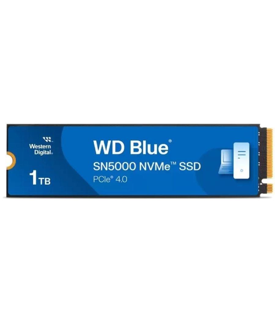 Disco ssd western digital wd blue sn5000 1tb/ m.2 2280 pcie gen4/ full capacity