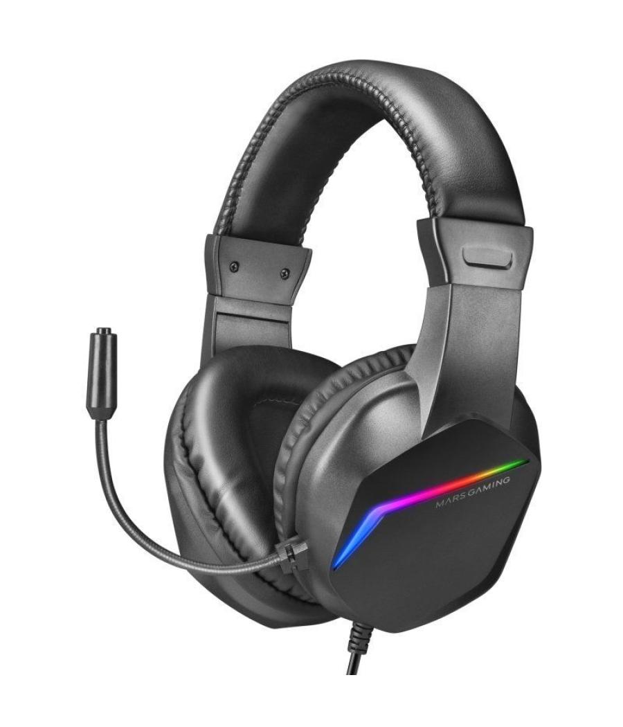 Pack gaming mars gaming mcp-rgb3/ teclado rgb + ratón óptico + alfombrilla xxl + auriculares