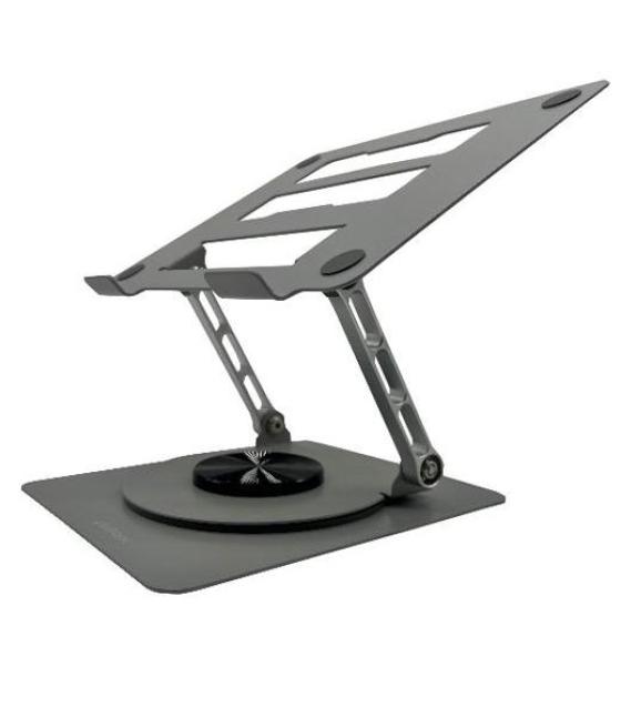 Nilox soporte de sobremesa "10-16" ajustable y base giratoria 360º para portatil / tablet gris