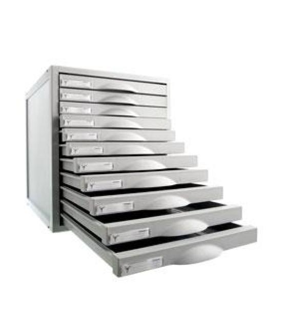 Archivo 2000 módulo archisystem de 11 cajones 356x316x362 mm gris
