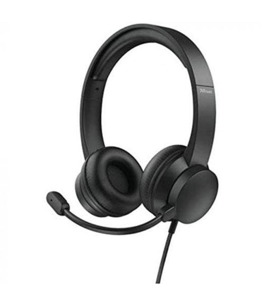 Trust auriculares hs 200 on ear usb microfono incorporado - cable 1.8m - conector usb