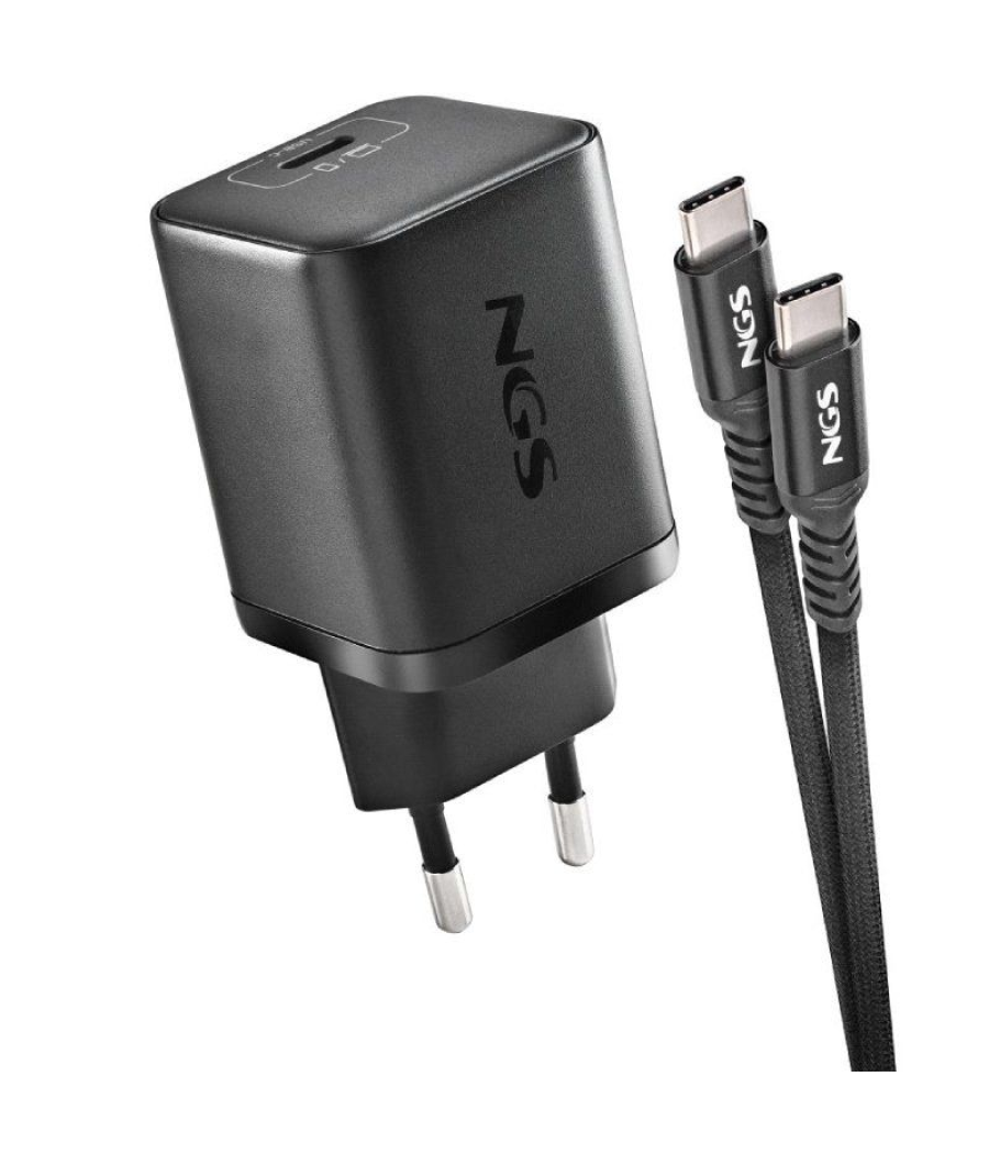 Cargador gan de portátil ngs bud65w-as para asus/ 1xusb tipo-c/ 65w/ automático/ 8 conectores/ voltaje 5-20v