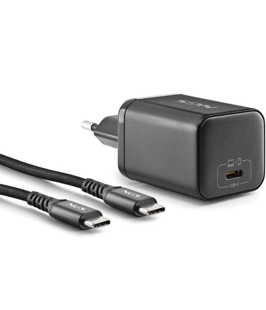 Cargador gan de portátil ngs bud65w-l para lenovo/ 1xusb tipo-c/ 65w/ automático/ 5 conectores/ voltaje 5-20v