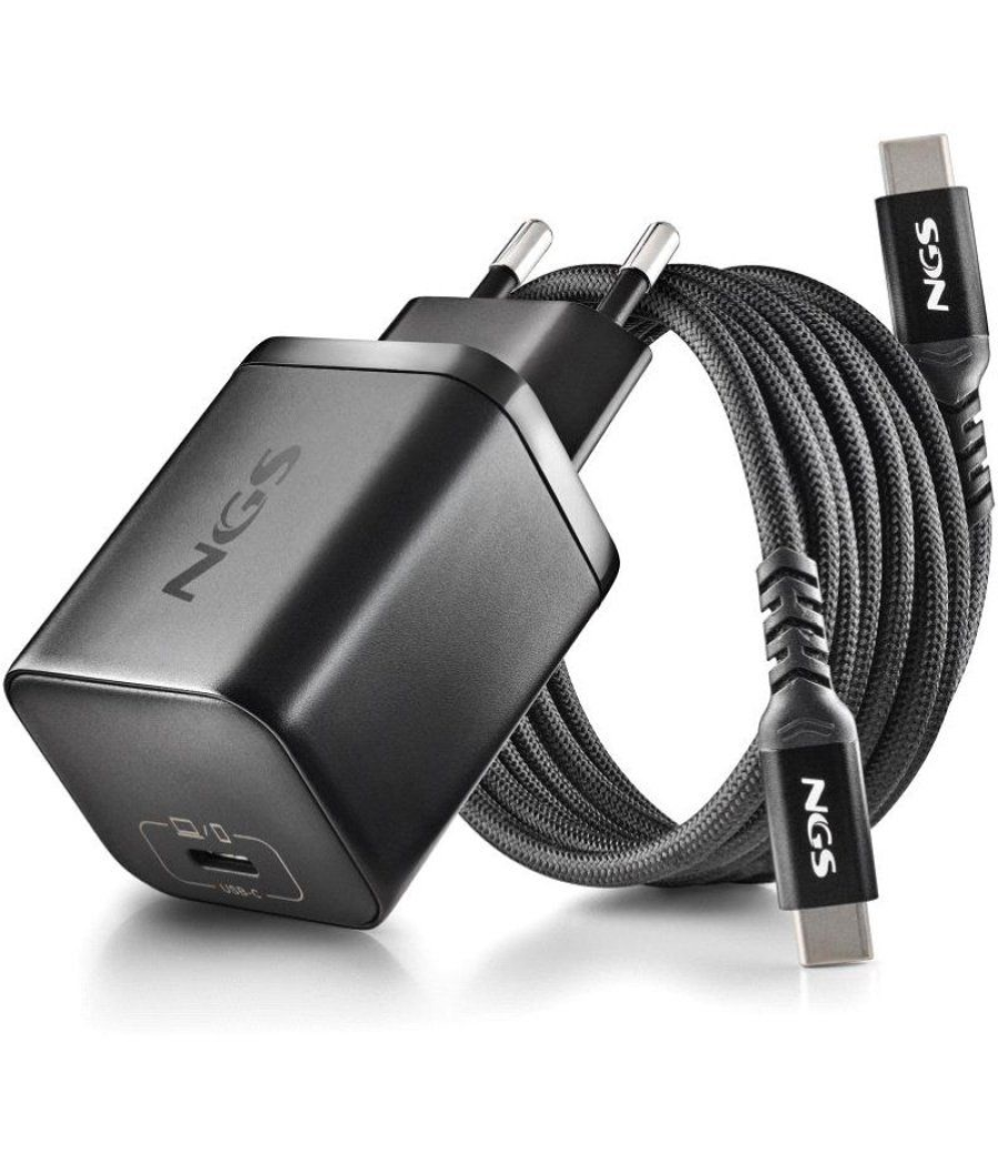 Cargador gan de portátil ngs bud65w-l para lenovo/ 1xusb tipo-c/ 65w/ automático/ 5 conectores/ voltaje 5-20v