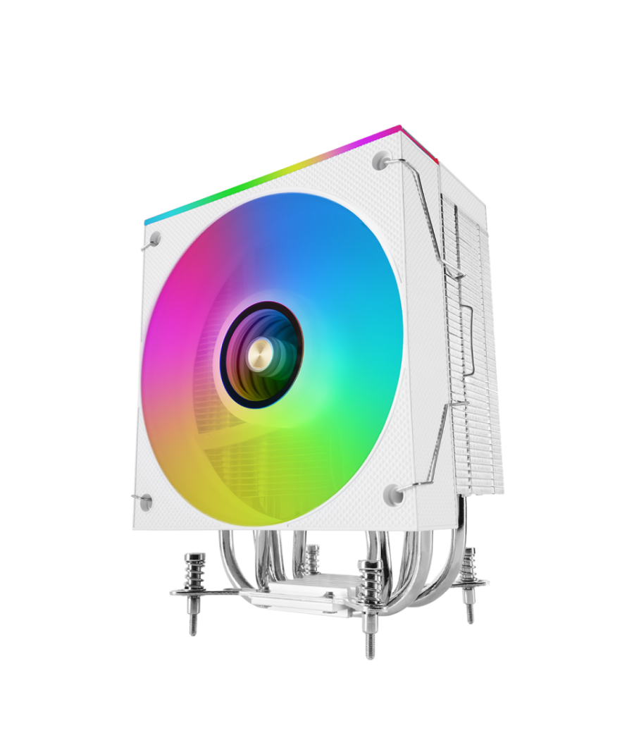 Ventilador universal a-rgb mcpu-lcd pro blanco mars gaming