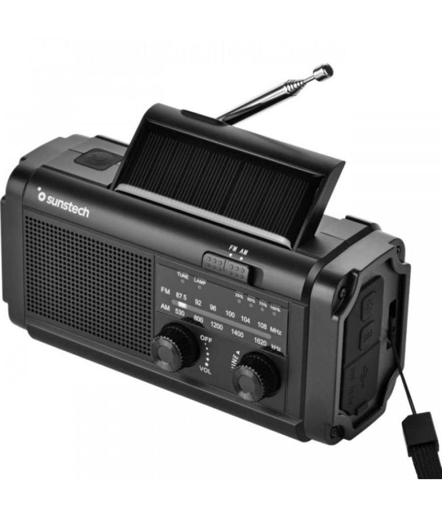 Radio portátil sunstech rpe25/ negra