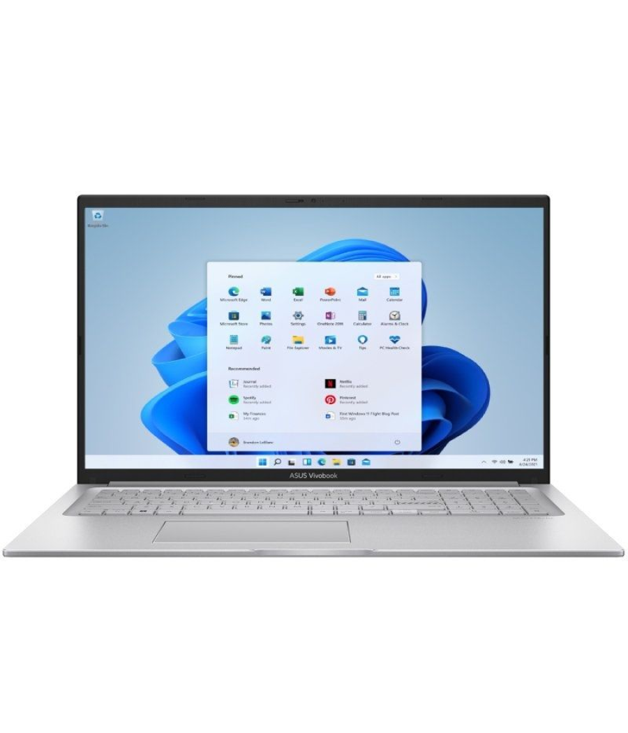 Portátil asus vivobook 17 x1704va-au918w intel core 7-150u/ 16gb/ 1tb ssd/ 17.3'/ win11