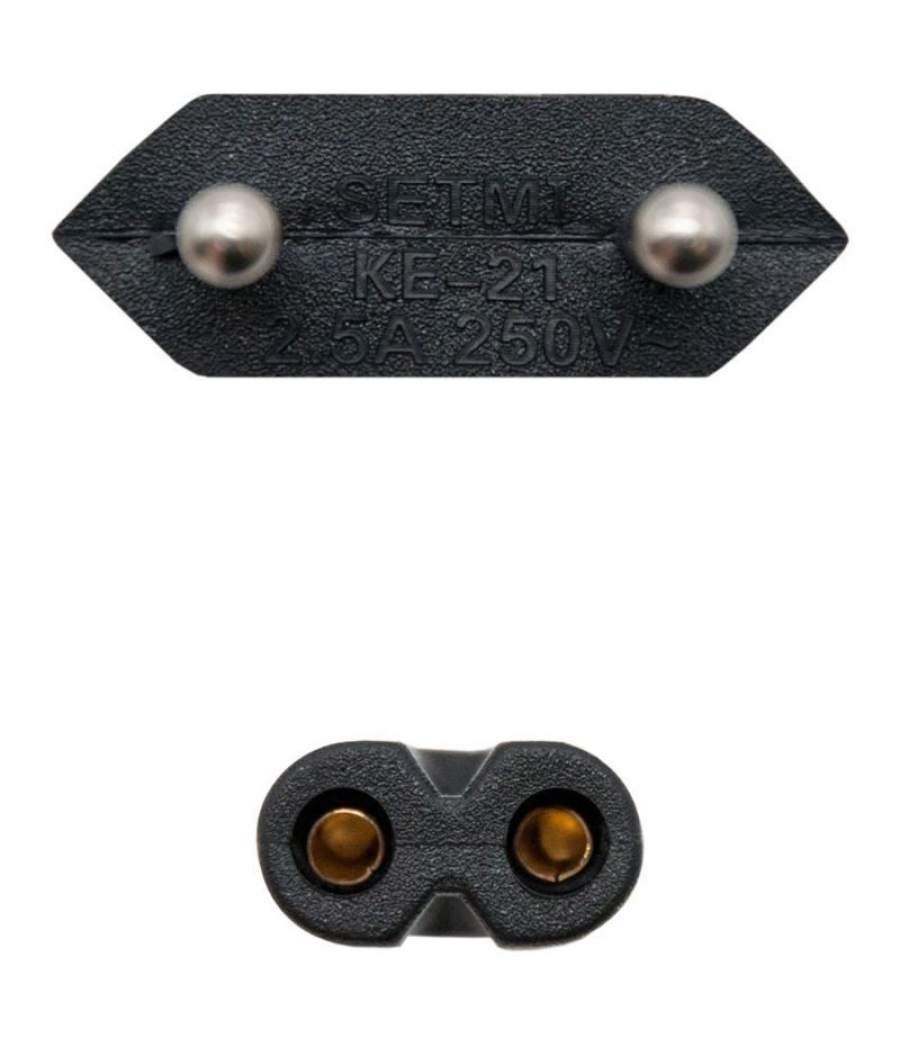 Cable alimentación forma 8 nanocable 10.22.0402-l300/ cee7/16 macho - c7 hembra/ 3m/ negro