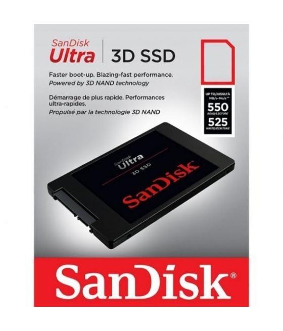 Disco ssd sandisk ultra 3d 500gb/ sata iii
