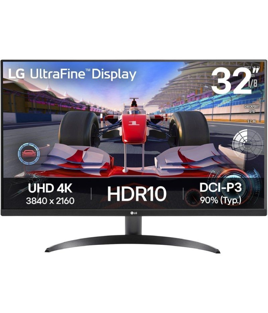 Monitor profesional lg ultrafine 32ur500k-b 31.5'/ 4k/ multimedia/ negro
