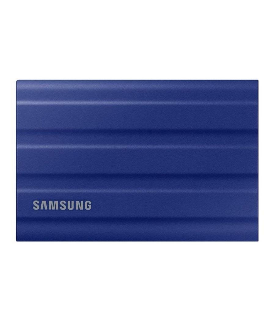 Disco externo ssd samsung portable t7 shield 2tb/ usb 3.2/ azul