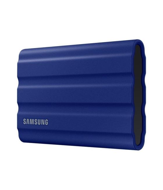 Disco externo ssd samsung portable t7 shield 2tb/ usb 3.2/ azul