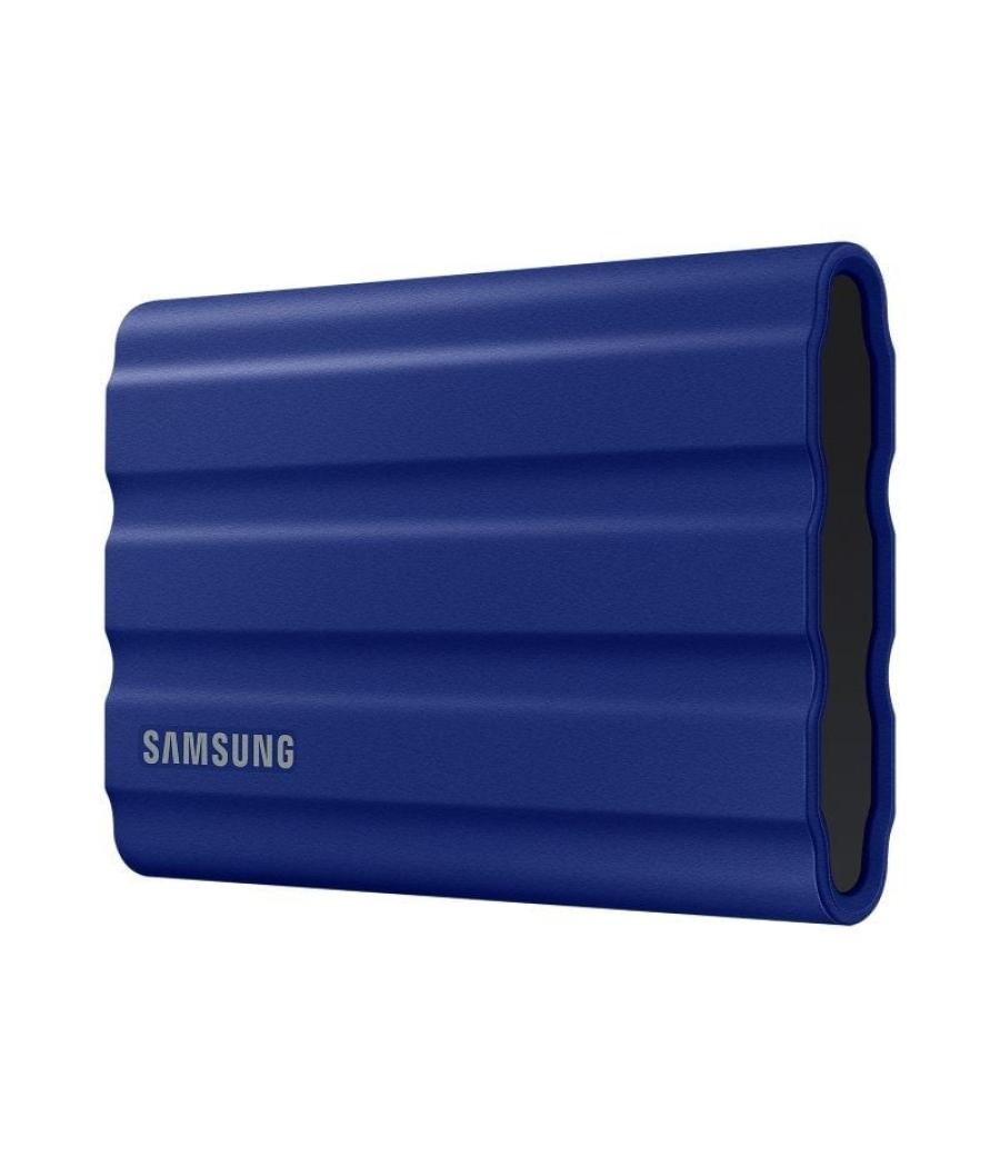 Disco externo ssd samsung portable t7 shield 2tb/ usb 3.2/ azul