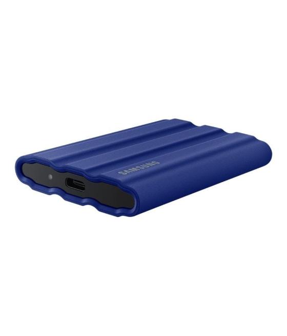 Disco externo ssd samsung portable t7 shield 2tb/ usb 3.2/ azul
