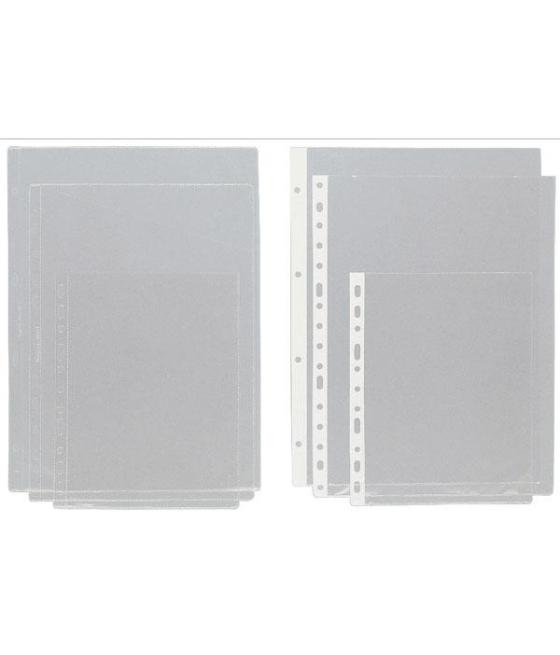 Grafoplas fundas planos a4 multitaladro 11 pvc transparente -100u-