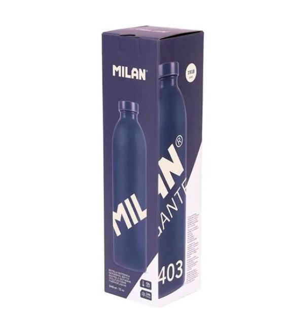 Milan botella isotérmica acero inoxidable 0,946l milan gigante 403 since 1918 azul
