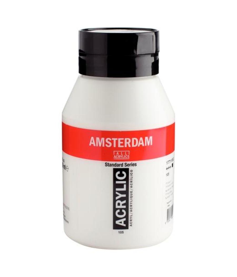 Talens amsterdam standard series colores acrílicos bote 1000ml blanco de titanio