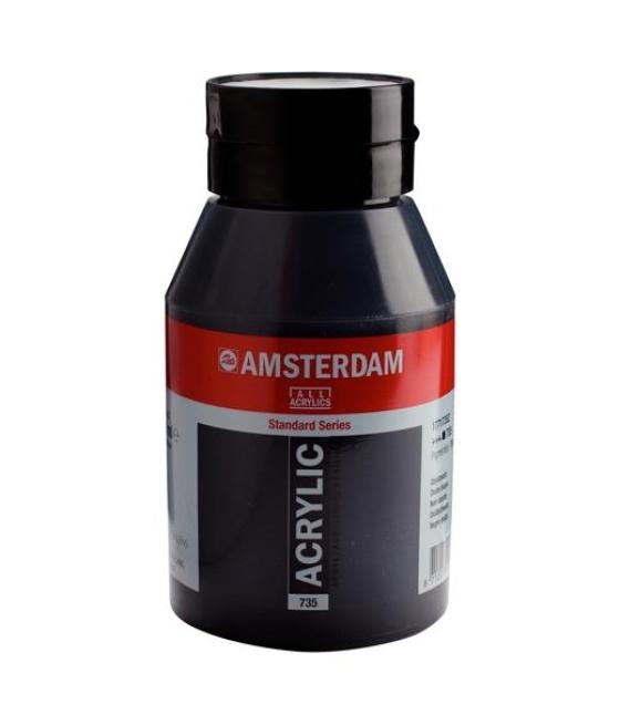 Talens amsterdam standard series colores acrílicos bote 1000ml negro óxido