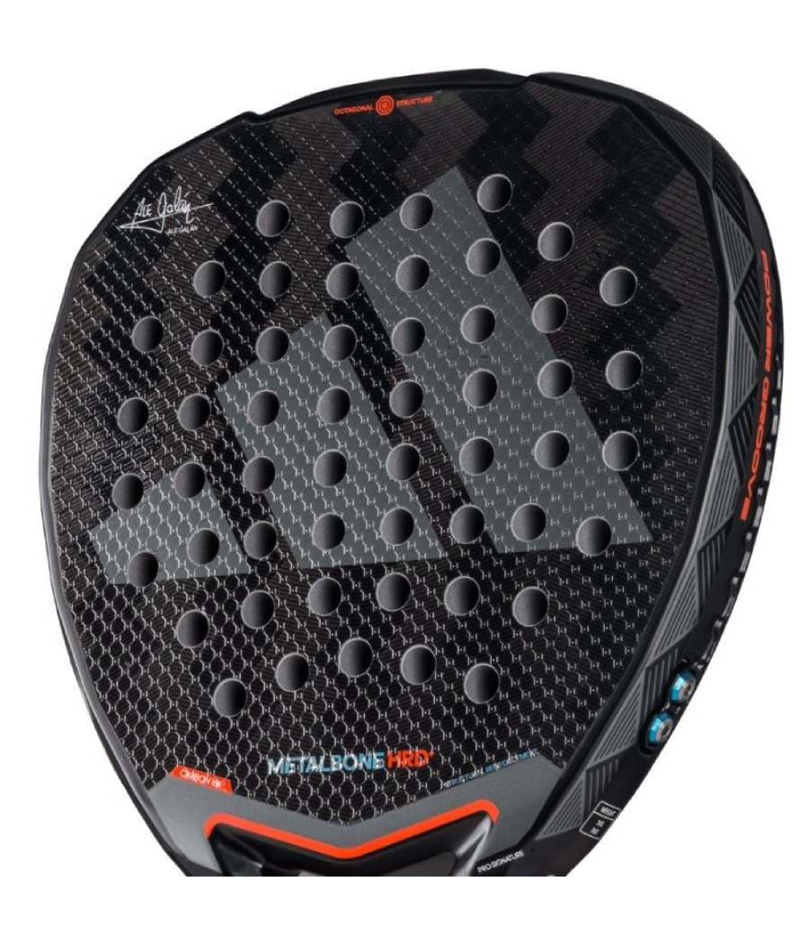Pala de pádel adidas metalbone hrd+ 2025 (ale galan)/ negra y blanca