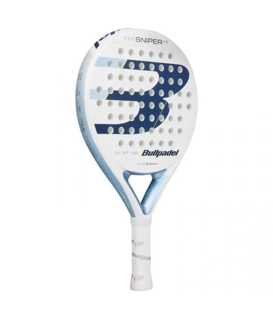 Pala de pádel bullpadel sniper 2.0 woman/ blanca