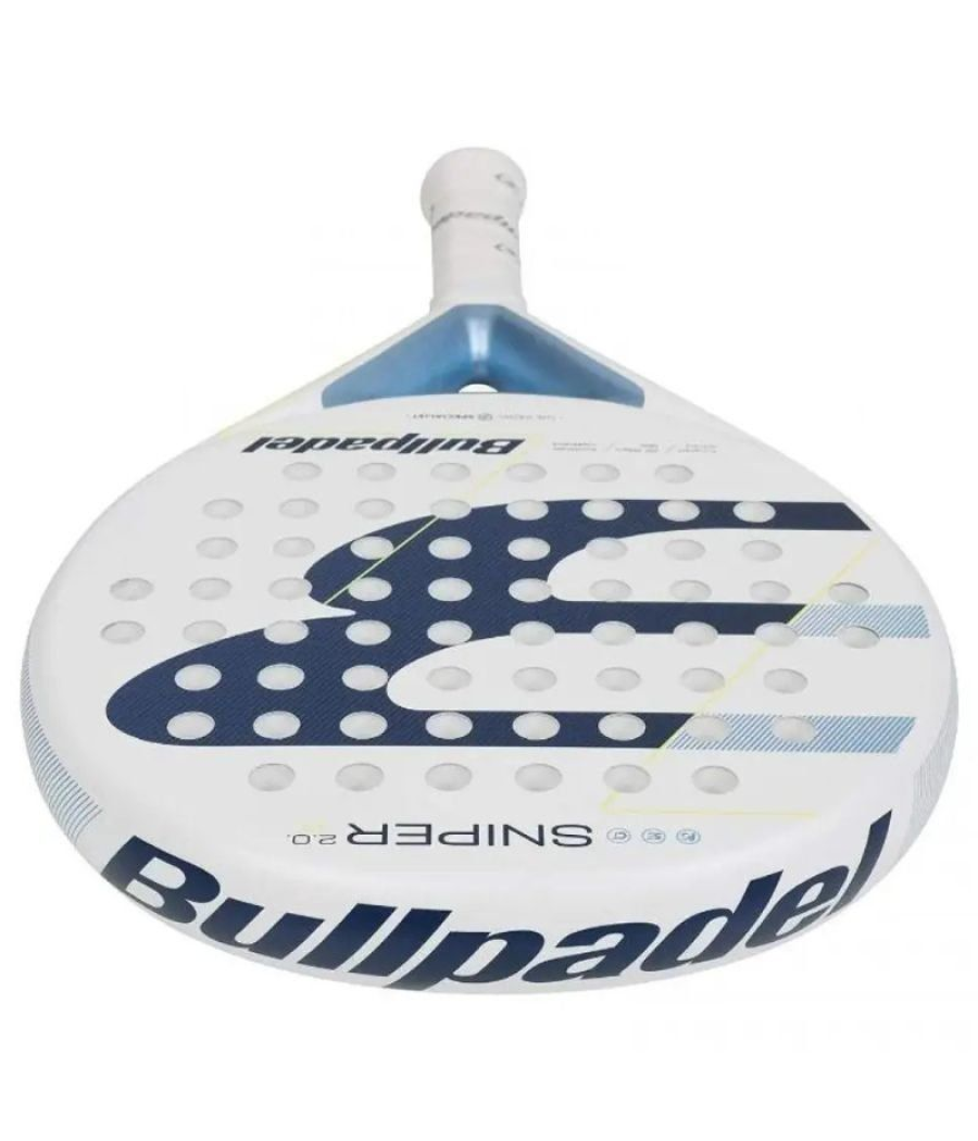 Pala de pádel bullpadel sniper 2.0 woman/ blanca
