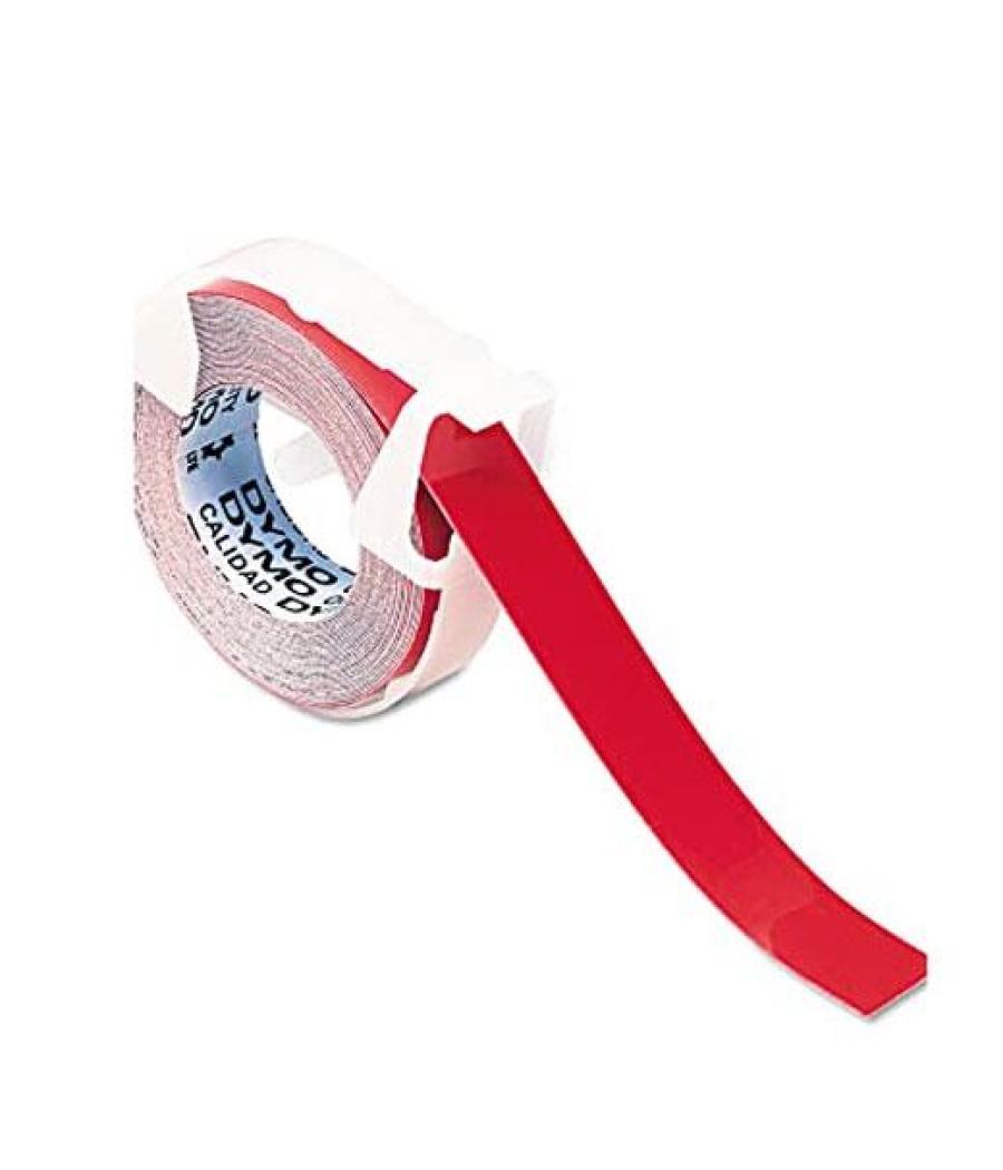 Dymo cinta de transferencia térmica adhesiva brillante rojo para grabar en relieve 9mmx3m