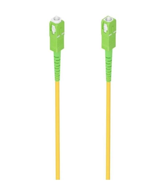 Cable de fibra óptica g657a2 3.0 9/125 smf aisens a152-0981/ lszh/ 3m/ amarillo