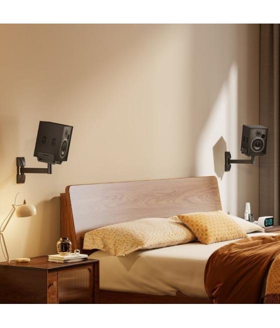 Soporte de pared giratorio/ inclinable aisens spk05u-421 para altavoces/ hasta 25kg