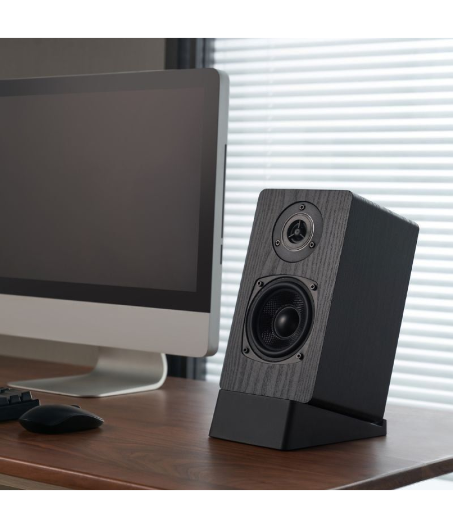 Soporte de sobremesa inclinable aisens spk07u-425 para altavoces/ hasta 10kg